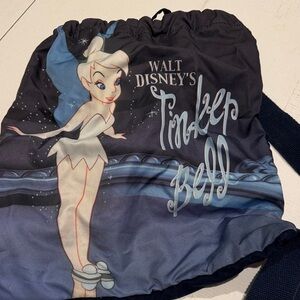 Vintage Disney Tinker Bell Navy and Light Blue Bag